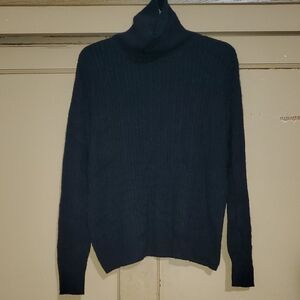 Pendleton Women's Cashmere Black Turtleneck Sweater